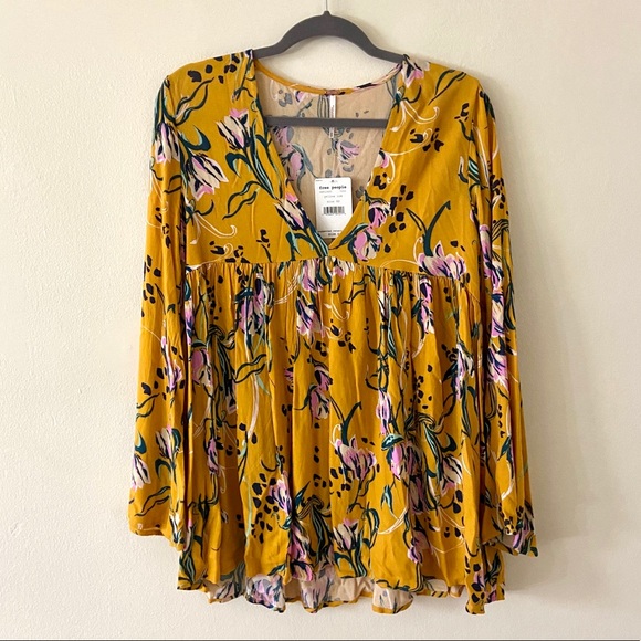 NWT Free People Bella Printed Tunic - Picture 9 of 15